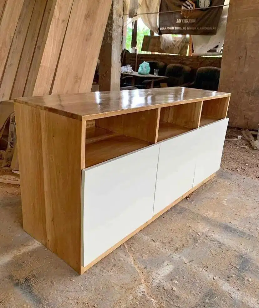 bufet kayu televisi