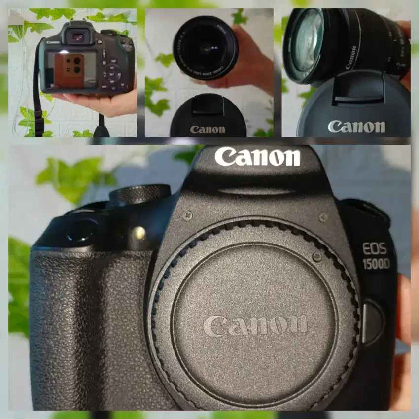 Di jual kamera DSLR Canon EOS 1500d