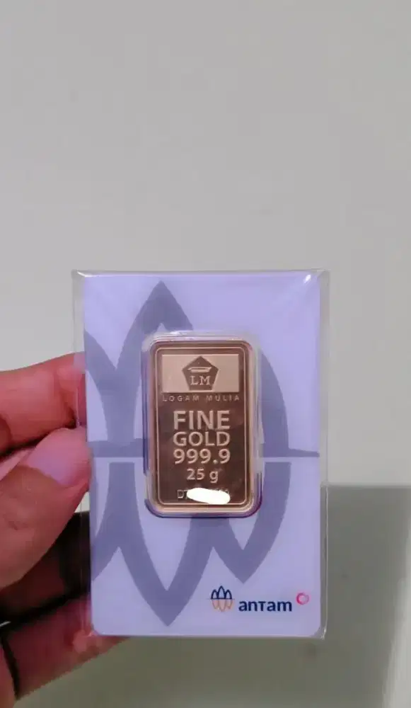 Logam Mulia Antam 25gr Emas 25g 25 gram gr g 25gram red mark rm