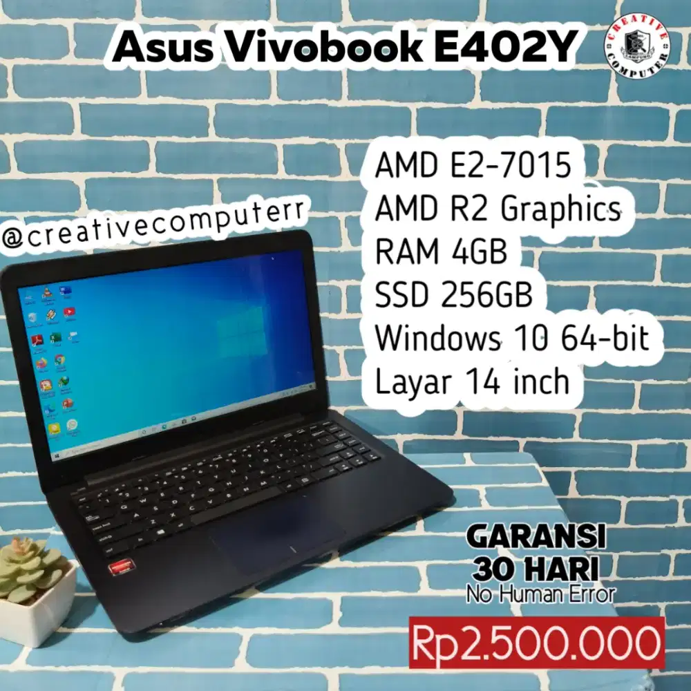 Asus Vivobook E402Y, AMD E2, 4GB/256GB