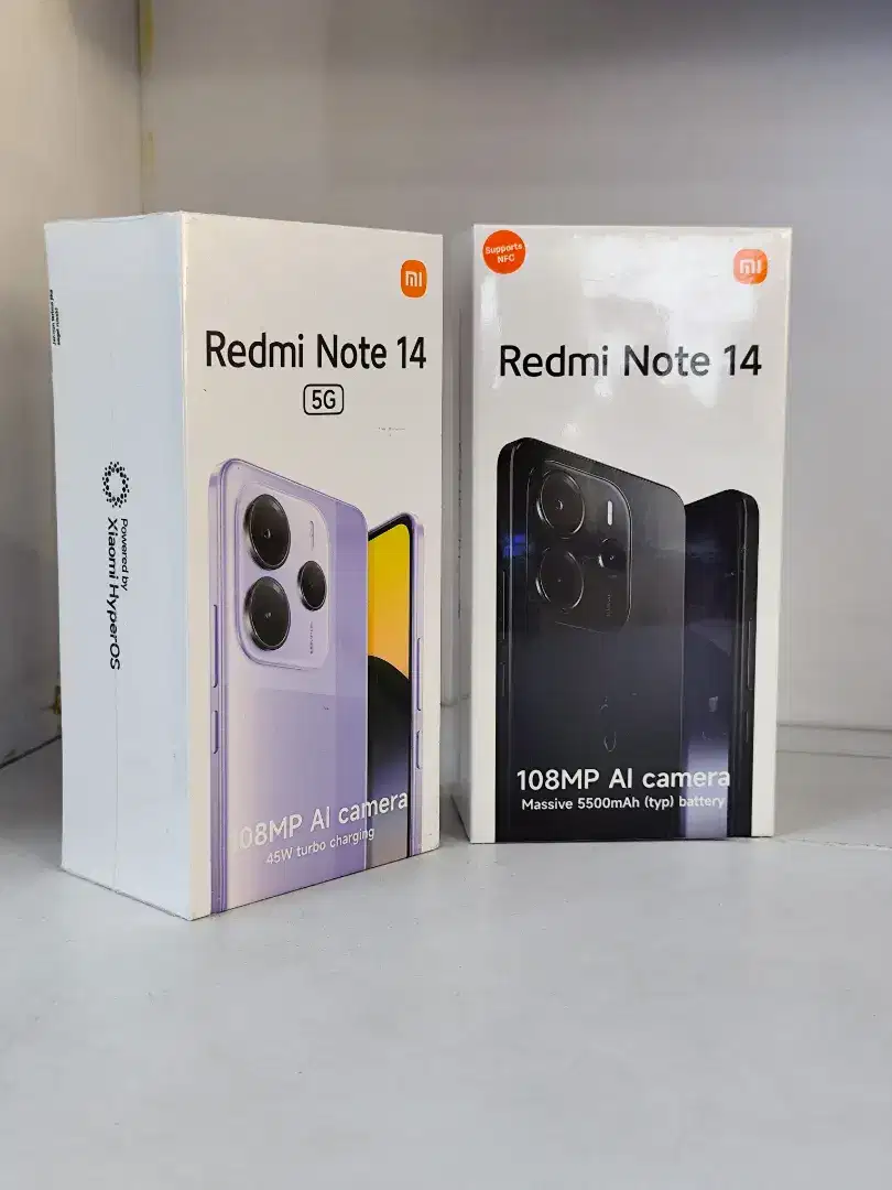 Redmi Note 14 5g dan Redmi note 14 4g dijogja