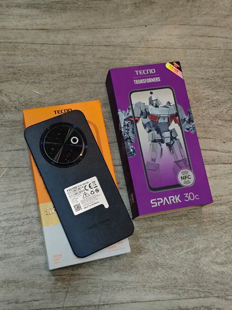 Tecno Spark 30C 8/256 Second mulus lengkap