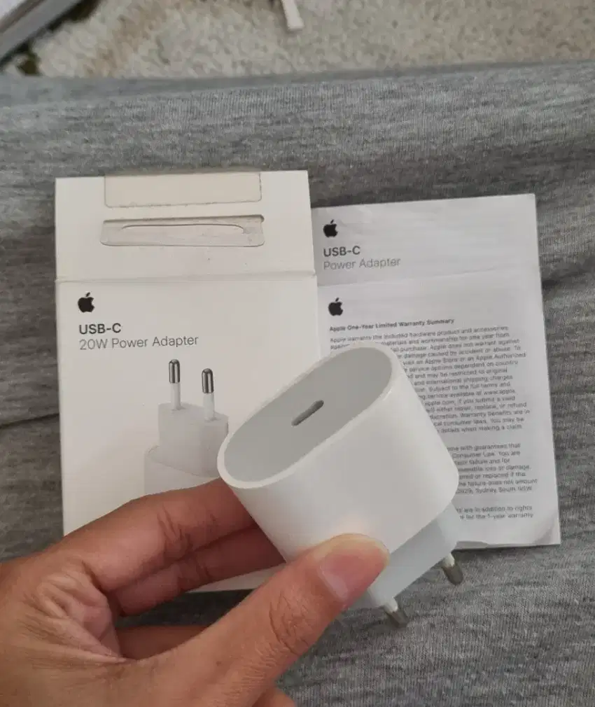 APPLE ORIGINAL ADAPTER USB-C KEPALA CHARGER