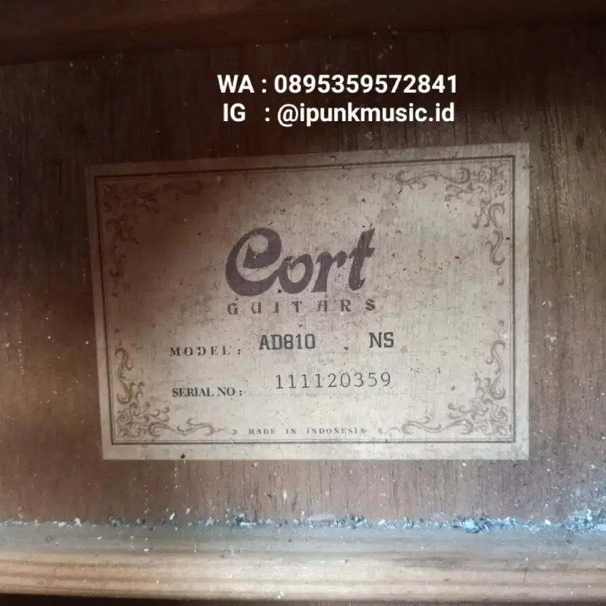 Cort Ad810 NS Original Gitar Akustik Jumbo string