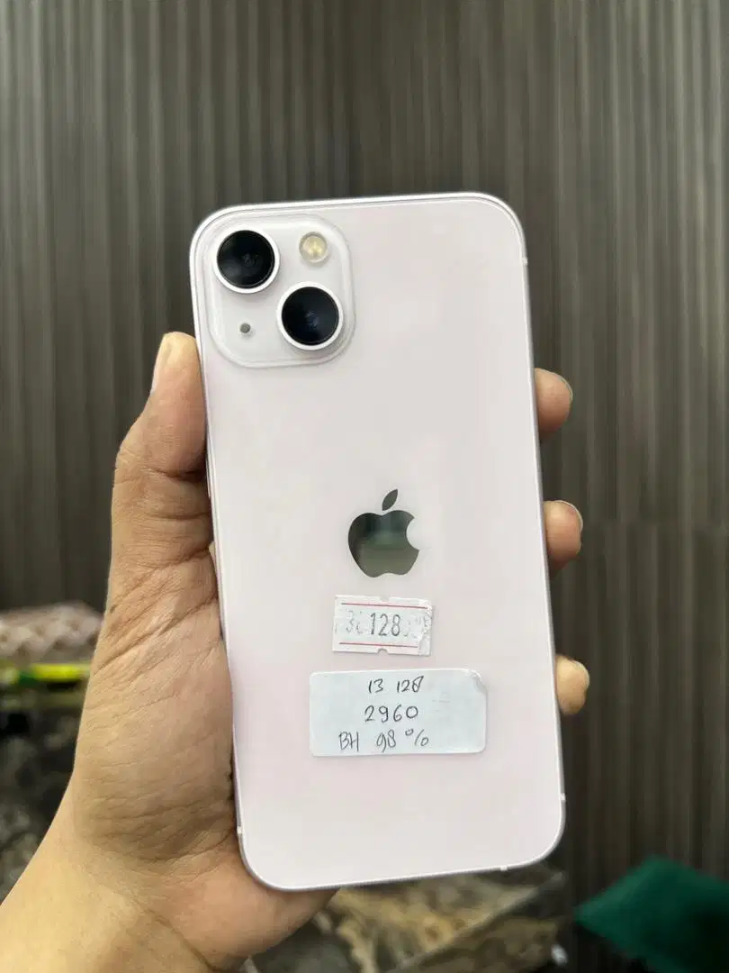 iPhone 13 128gb pink lengkap mulus no minus