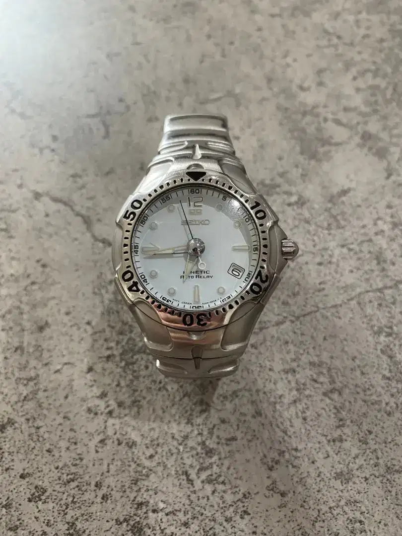 Jam Tangan Pria Seiko Kinetic Auto Relay 5J22-0A50