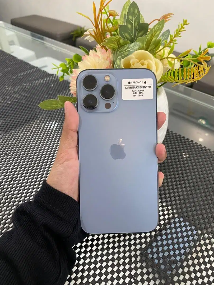 iphone 13 promax 128gb fullset mulus nominus terima tuker tambah