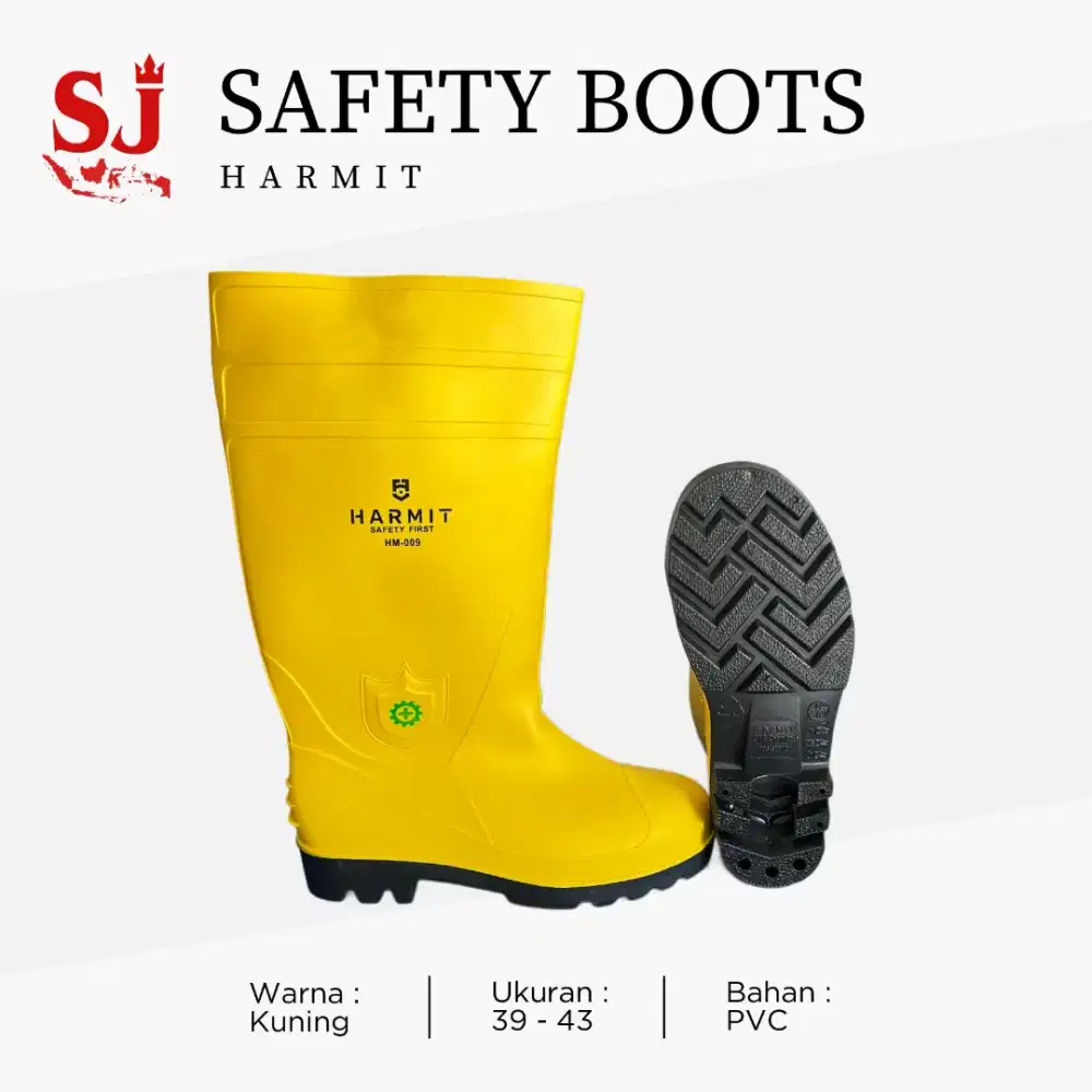Boots Safety Steel Toe / Sepatu Proyek Safety
