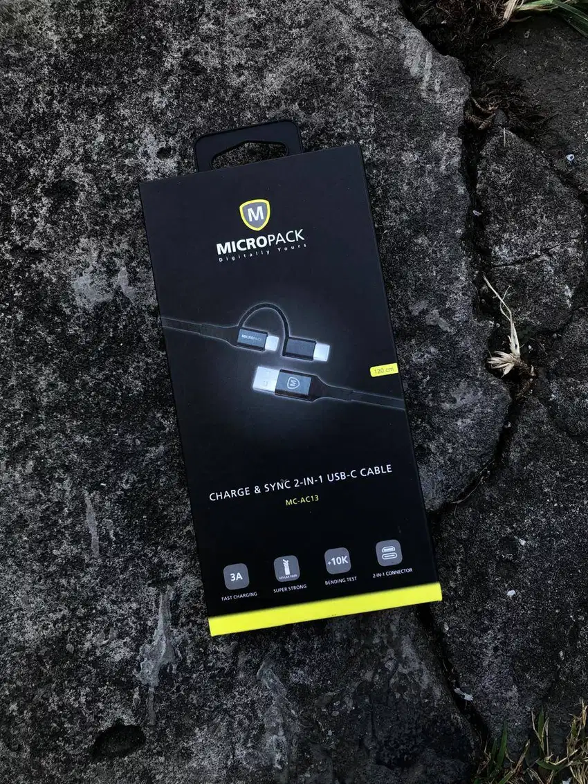 Micropack Data Cable MC-AC13 2 in 1 USB A to Micro & Type-C