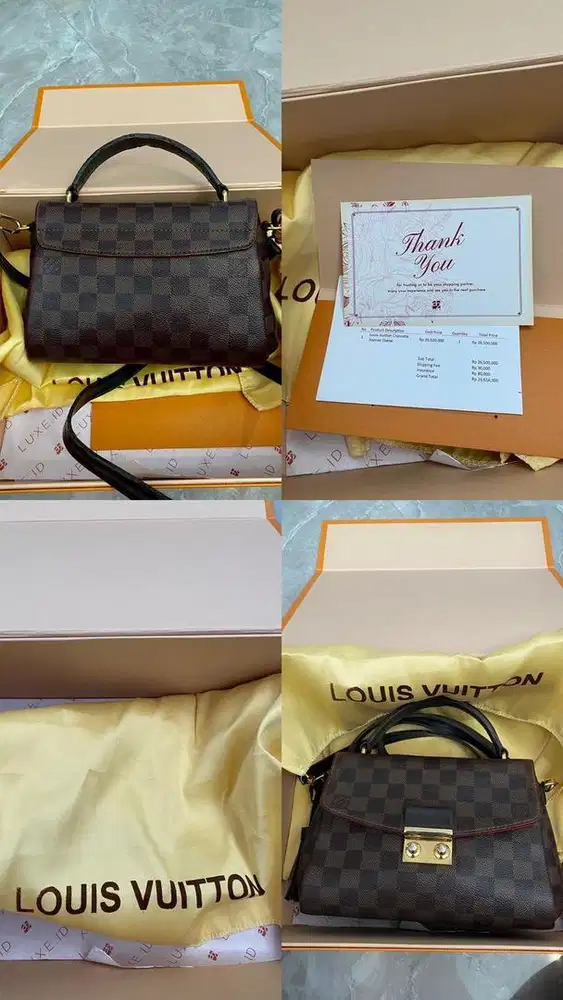 Authentic Bag LV - Louis Vuitton Croissete Damier Ebene