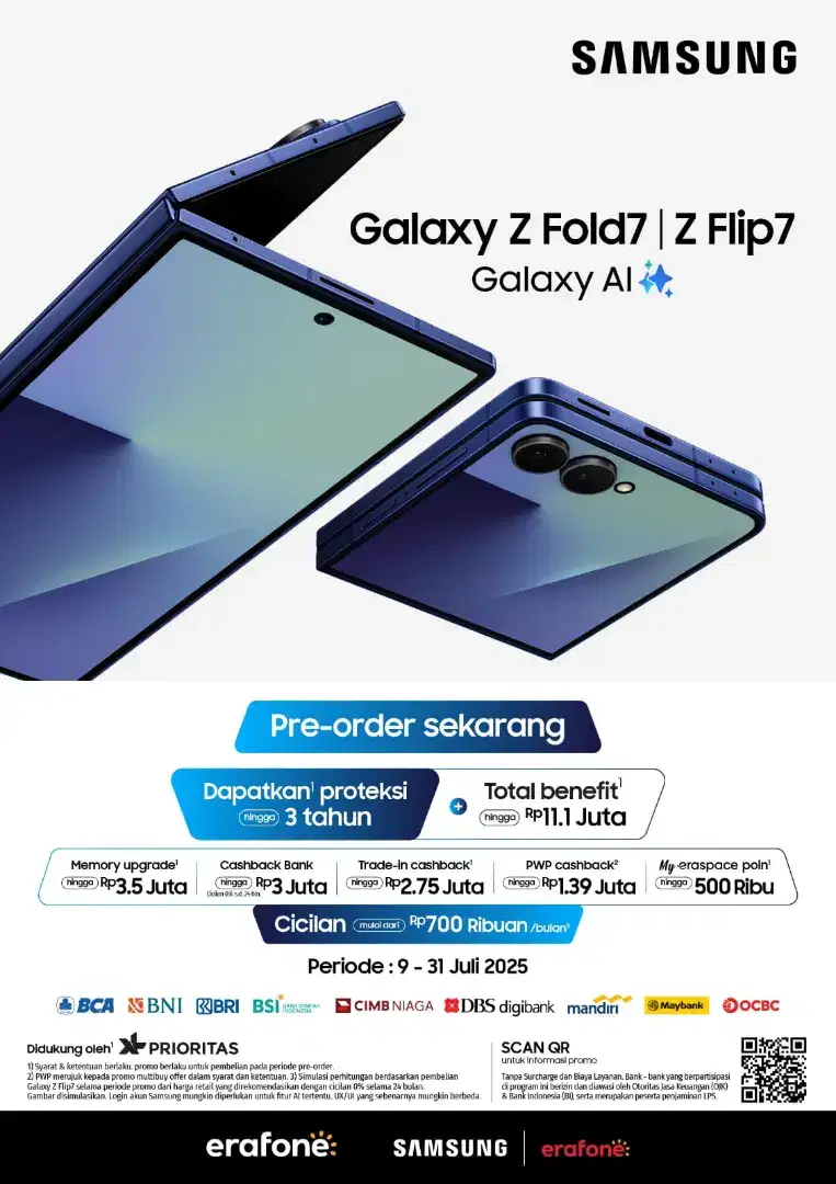 PROMO PRE ORDER SAMSUNG GALAXY FLIP 7
