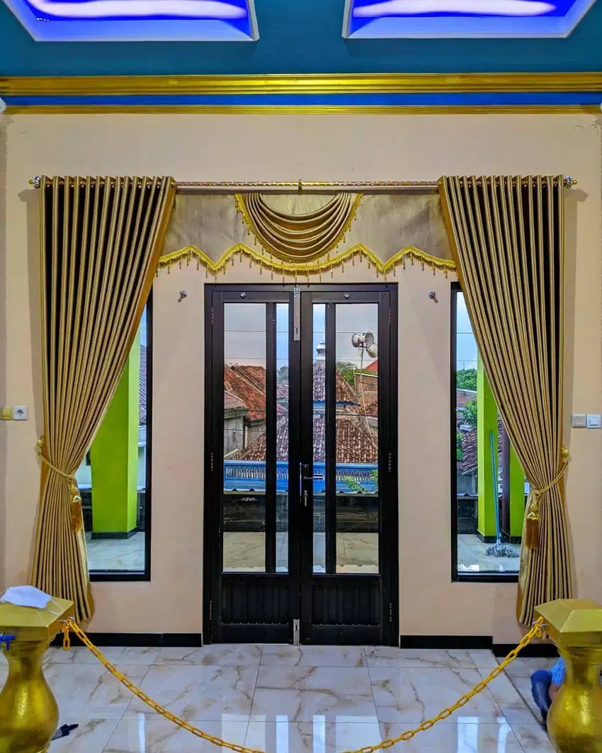 Tukang Tirai Gorden Jendela Gordyn Mewah Hordeng Terbaru Murah
