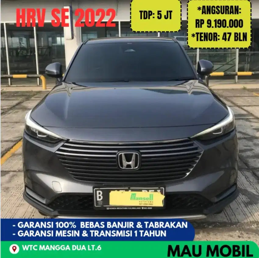 TERMURAH TDP 5JT, HRV SE 2022/2023/2024 Abu, KM 50rb