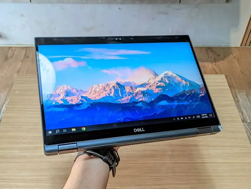 Laptop Second Dell Touchscreen 2 in 1 Fullset Spek Gahar