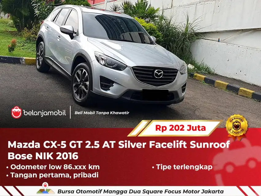 [ TIPE TERLENGKAP ] Mazda CX5 CX-5 CX 5 GT 2.5 AT 2016/2017