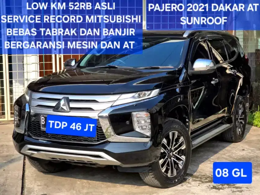 Mitsubishi Pajero Sport Dakar 2021 hitam pemakaian 2022
