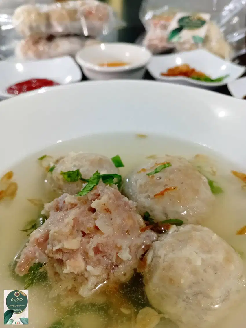 SIMPLE BAKSO DENGAN BAKSO URAT KRITING LOW TEPUNG