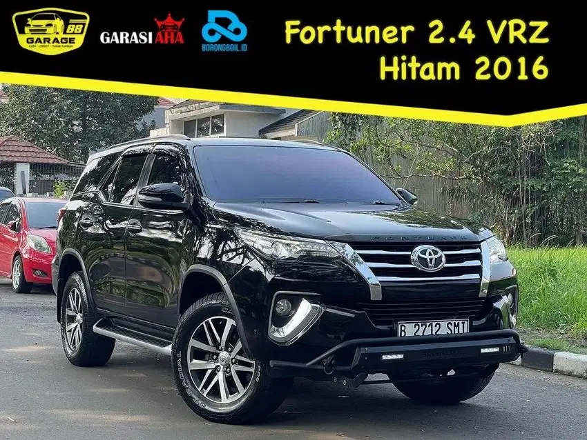 Fortuner 2.4 VRZ At 2016 Hitam. SUV Gagah dan Bertenga