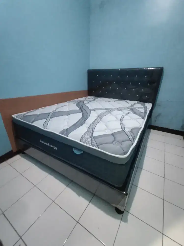 1set springbed central deluxe energi plushtop 160x200x33 cm