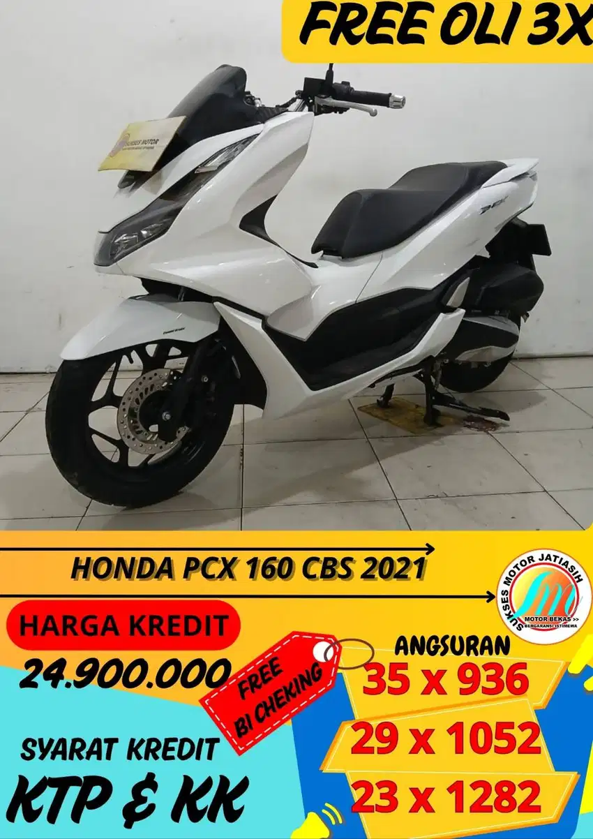 HONDA PCX 160 CBS 2021 BISA CASH DAN KREDIT