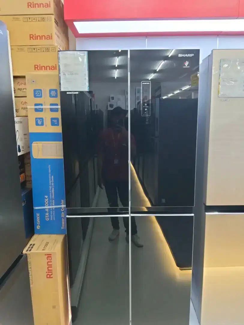 Kulkas Sharp SJ-1561GA-BK 153L Inverter Bisa Cicilan Akulaku