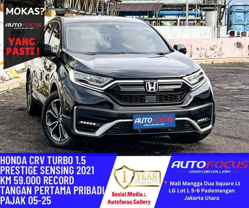 Tangan pertama Honda Crv 1.5 Turbo Prestige Sensing 2021 Hitam