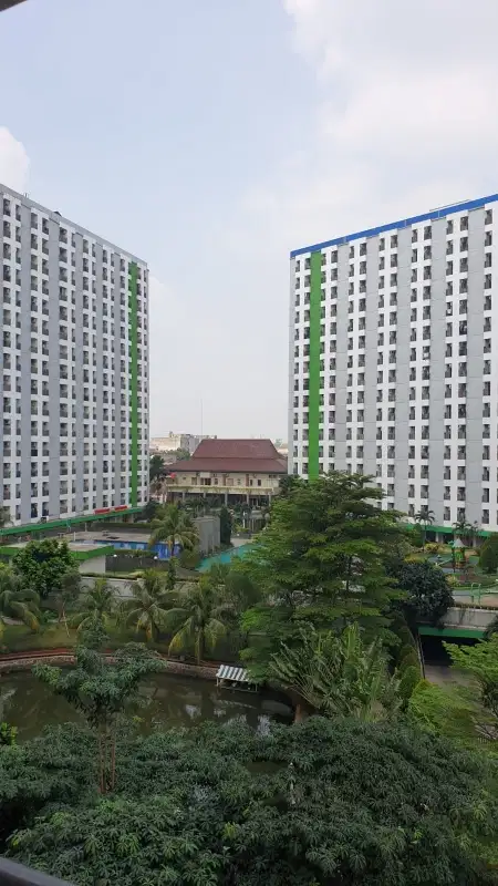 Murah 2 Unit Apartemen Gandeng Hoek Siap Huni Green Lake View Ciputat