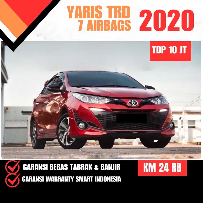 Toyota Yaris TRD 7 Airbags 2020 low kilometer