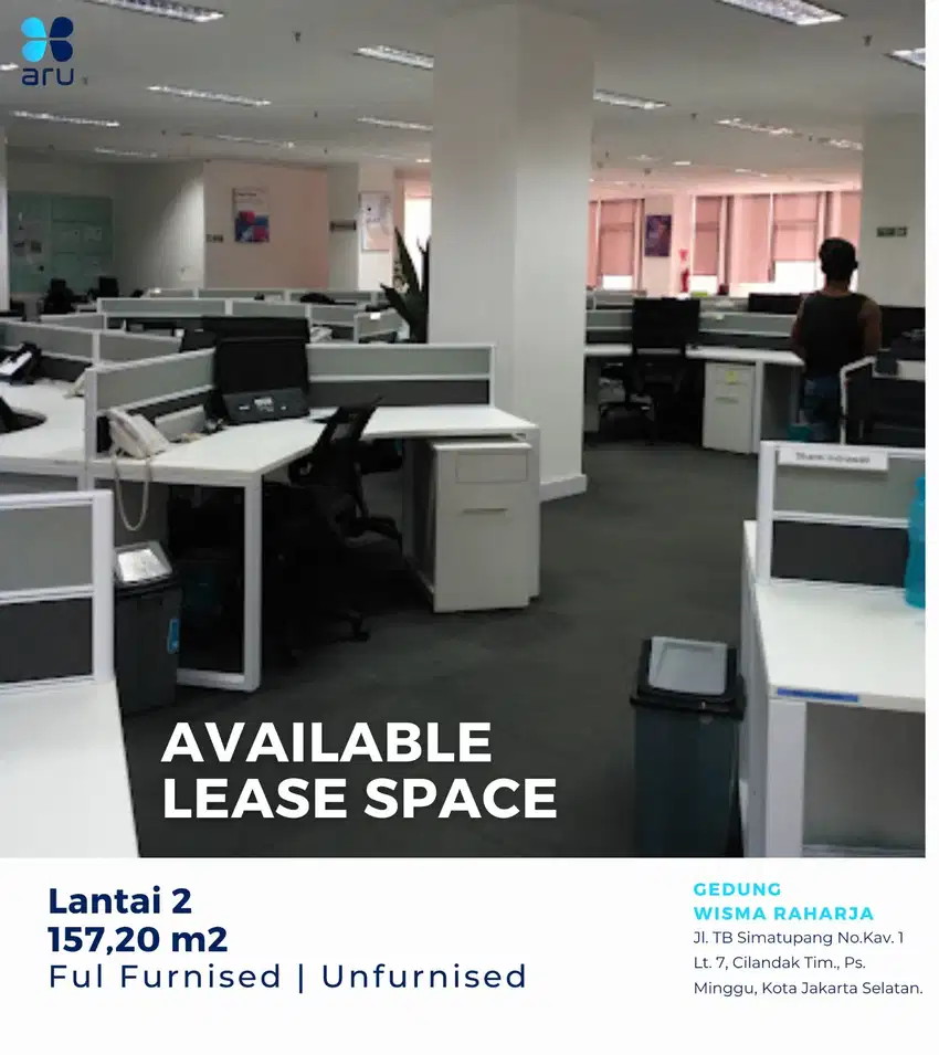 DI Sewakan Kantor FULL FUNRISH/ UNFURNISH strategis TB. Simatupang