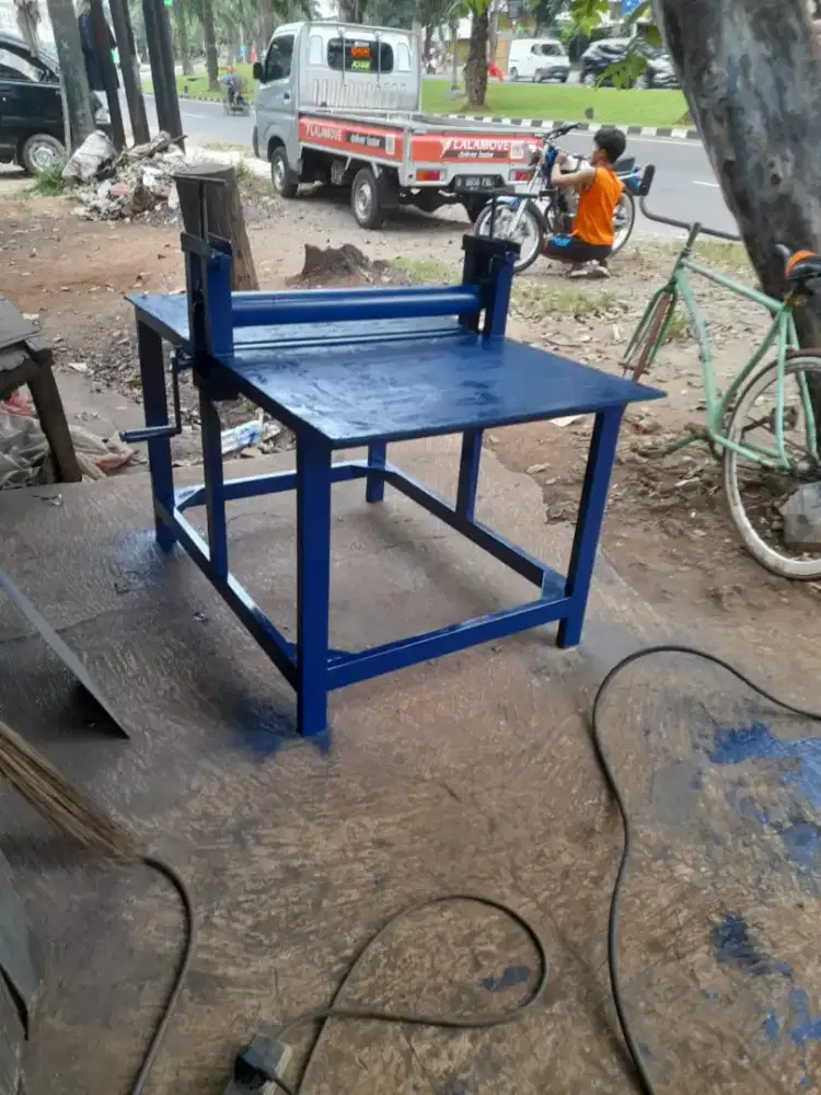 Jual meja roll pond cetak kemasan