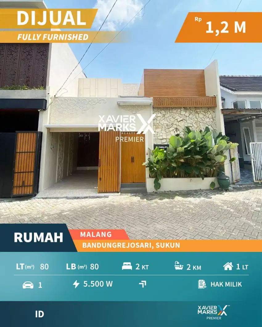 Rumah Siap Huni Smart Home Sistem Di Bandungrejosari Sukun Malang(676)