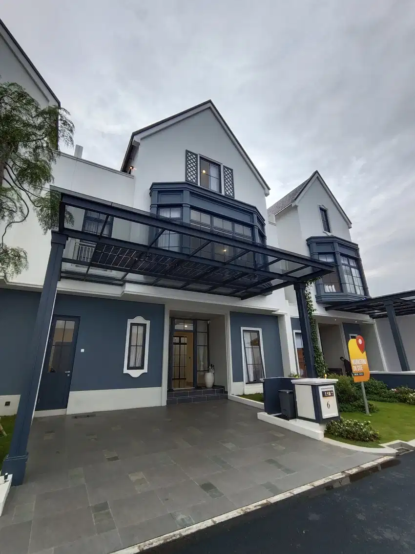 dijual rumah cluster louise tipe 10