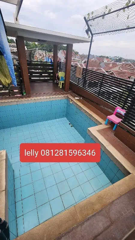 Rumah 3Lantai Ada Rooftob dan Kolam Renang