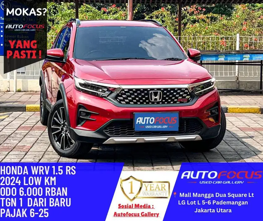 Honda WRV WR-V WR V 1.5 RS Non sensing At Merah Metalik 2024