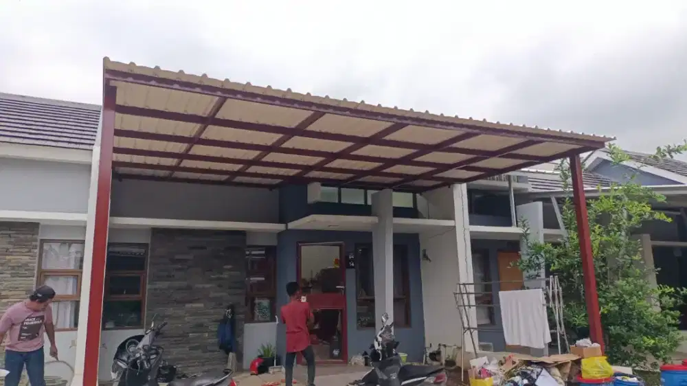 KANOPI ALDERON 450RB/METER PURWAKARTA RANGKA HOLLOW GALVANIS