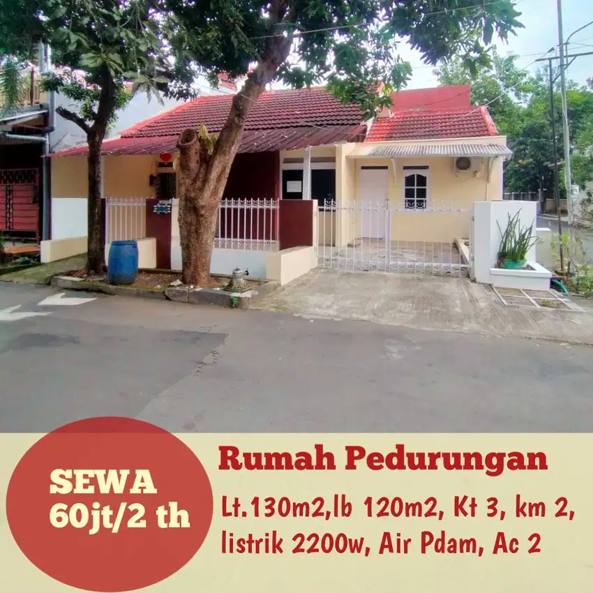 Disewakan rumah asri di Ganesa Pedurungan Semarang