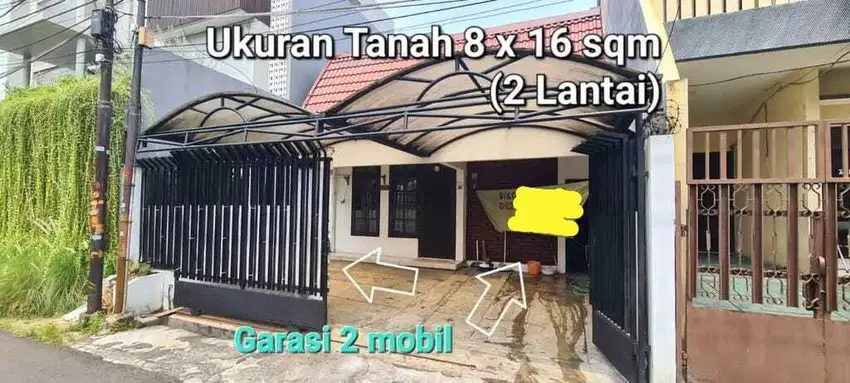 Rumah Bagus Di Kebon Jeruk Baru Jakarta Barat Luas 8x16m 1,5 Lantai