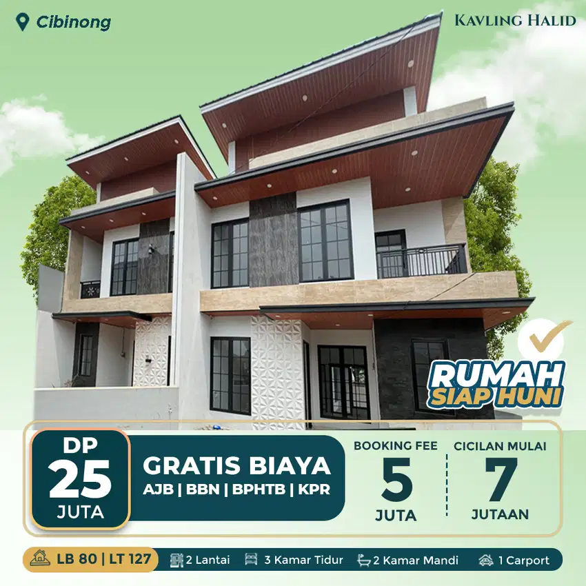 Hunian berkelas dengan harga terjangkau di Cibinong