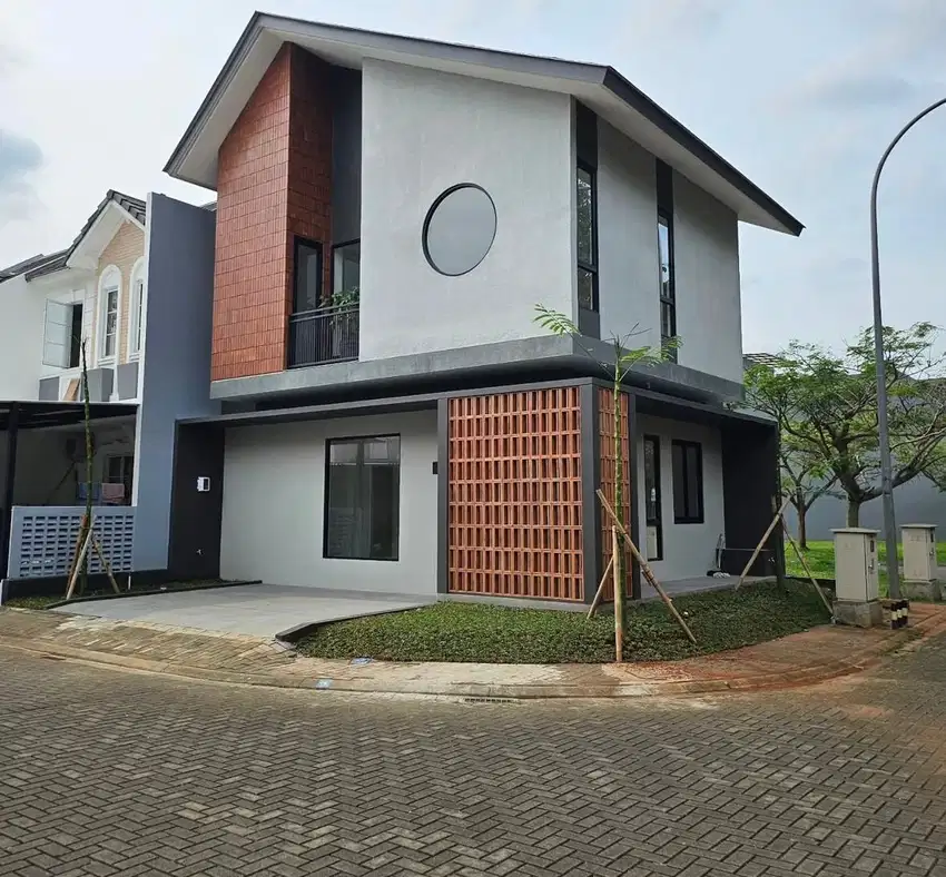 Rumah baru bsd bangunan mandiri cakep