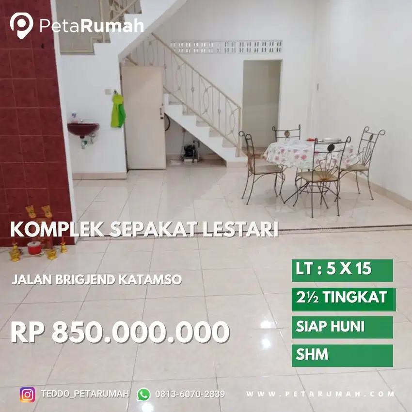 Rumah cantik komplek sepakat lestari jalan brigjend katamso