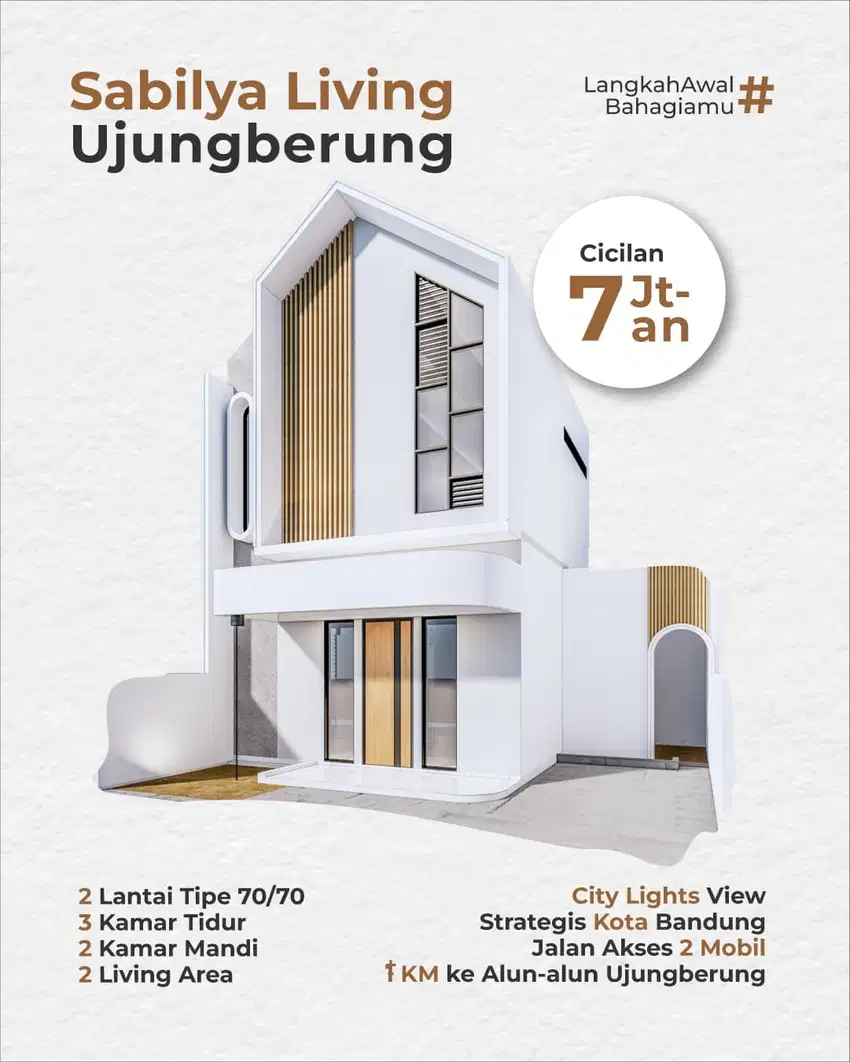 Hunian Termurah Syariah Cluster Sabilya diPusat Kota Bandung