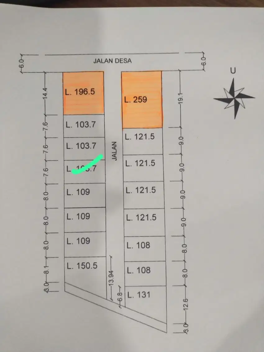 Tanah kavling murah strategis sumber Banjarsari solo kota