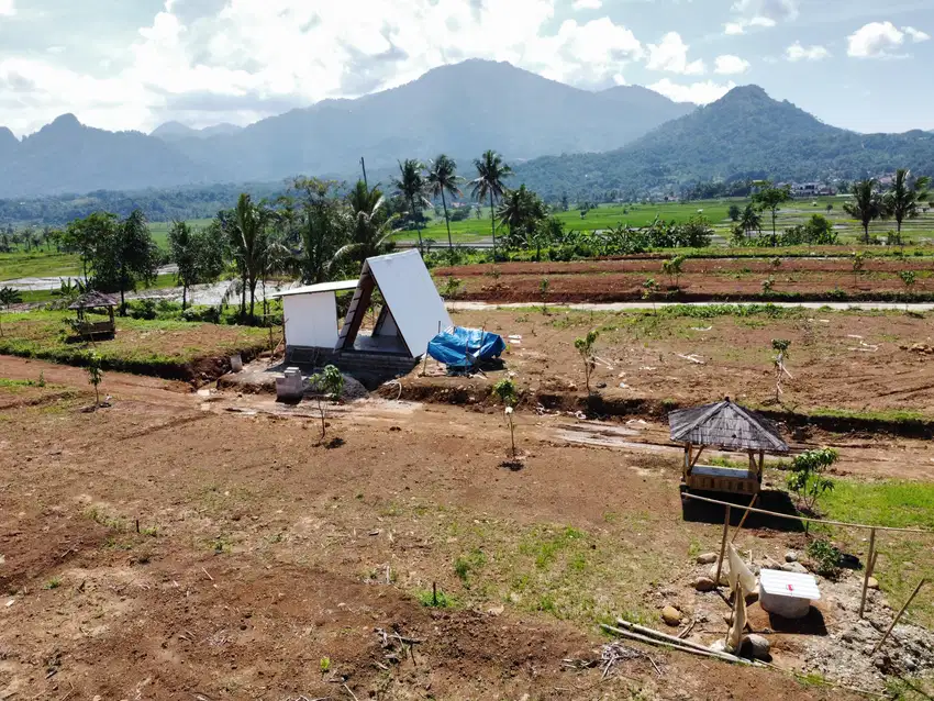 Jual Tanah View Pegunungan Depan Belakang,lokasi nempel jalan provinsi
