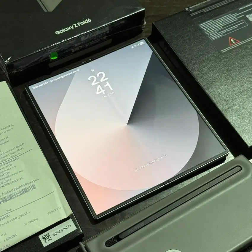 Samsung Z Fold 6 12/256 SEIN Fullset Garansi Agustus