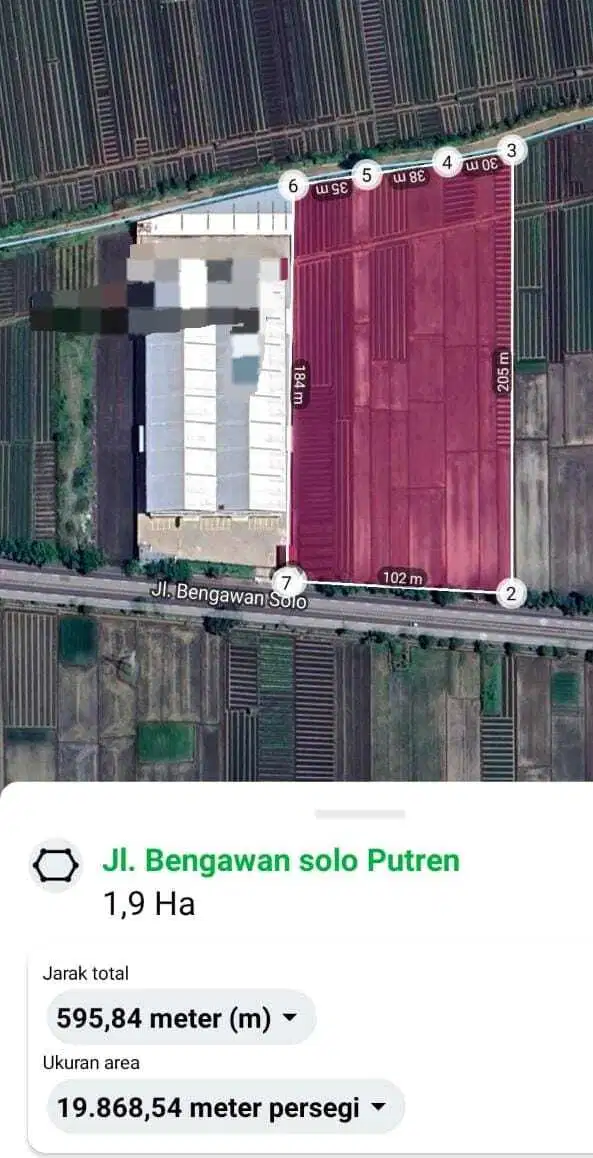 DIJUAL TANAH INDUSTRI 0 JALAN BYPASS NGANJUK
