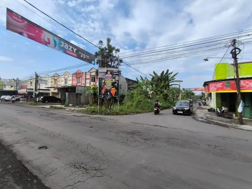 Kavling komersil pinggir jalan besar traffic ramai padat investasi
