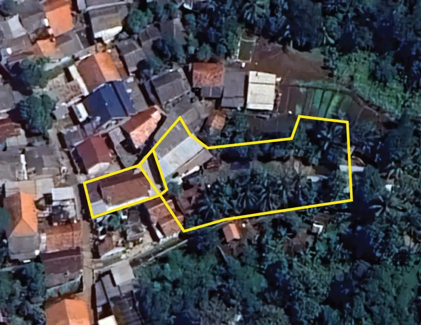 Cimanggis Tapos tanah luas 1609 datar tidak berkontur akses mbl