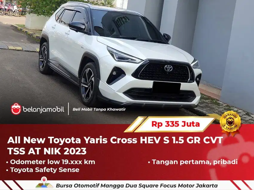 [ LOW KM ] Toyota Yaris Cross HEV S 1.5 GR CVT TSS AT 2023/2024