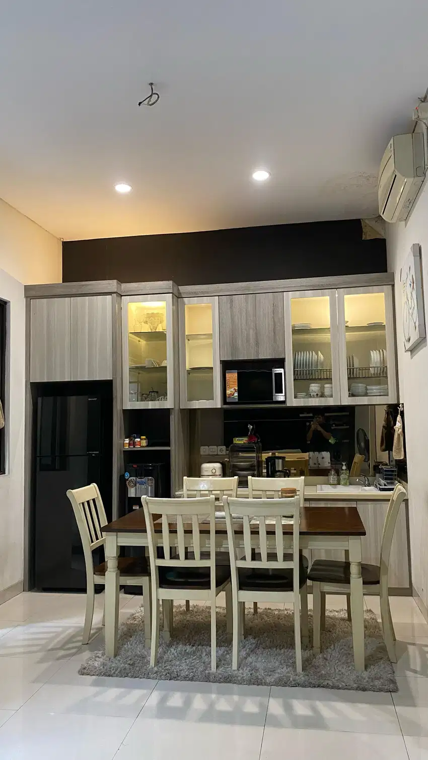 JUAL CEPAT FULL FURNISHED ! Rumah 2 lantai Full di Cluster Asera HI2