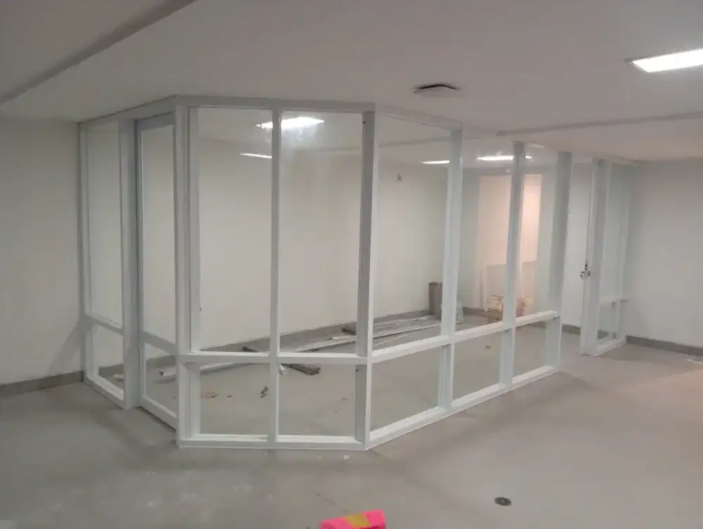 Diskon hingga 10% s&k pintu kaca dan partisi kaca aluminium